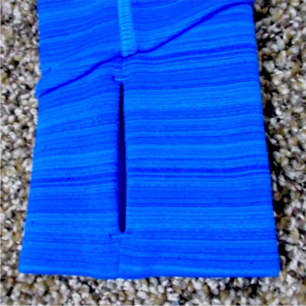 Athleta Striped strength hoodie macaw blue - Picture 11 of 12